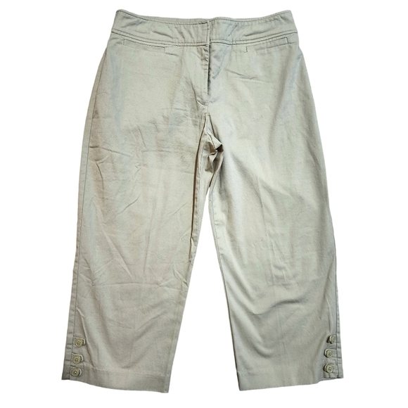 3/$25 Sag Harbor Crop Kahki Petite Pants - 8P - Picture 1 of 7